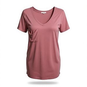 Z Supply mauve short sleeve midi dress